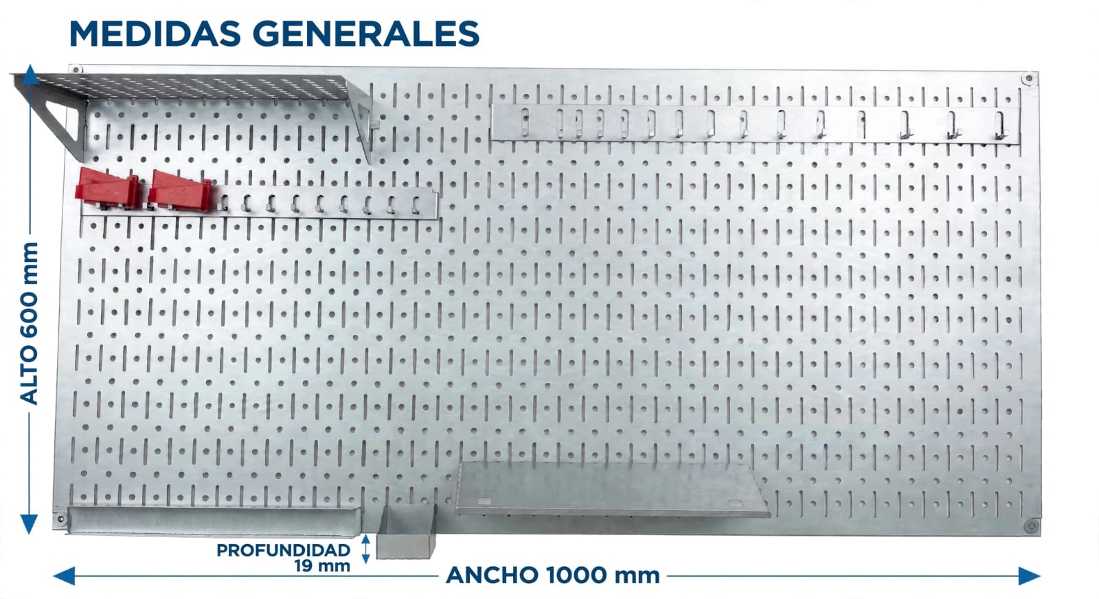 Panel Perforado Porta Herramientas RIGEL